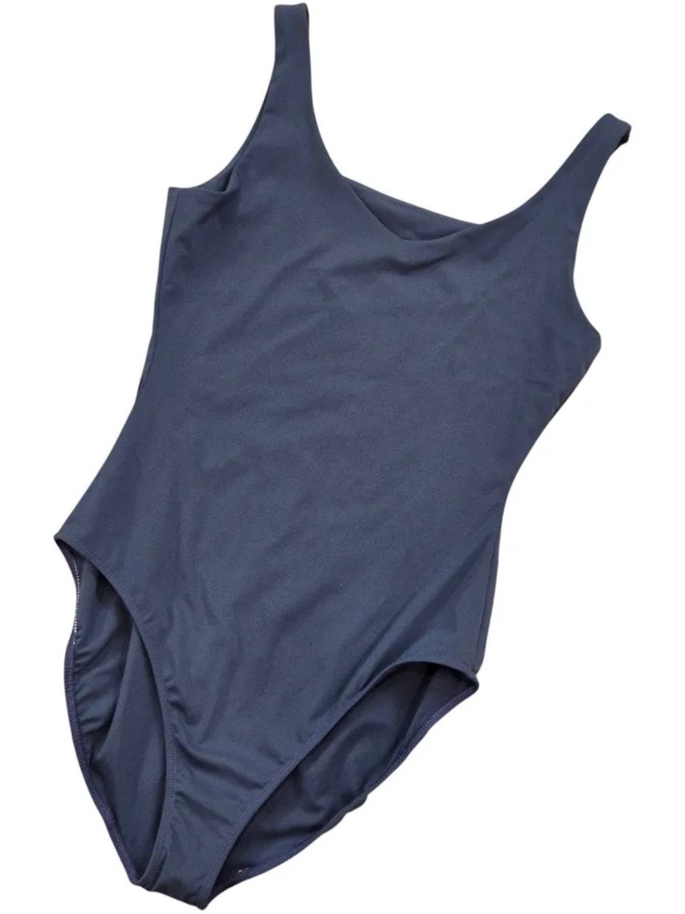 Classic Navy Scoop-Neck Bodysuit  Elastique Athletic like new
